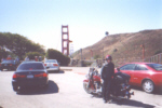 Beautiful babe at the Golden Gate!