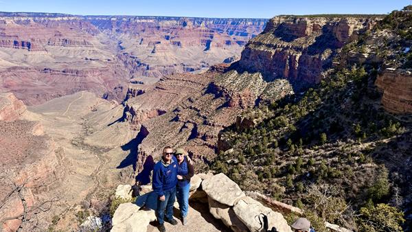 Bill and Carrie on the South Rim